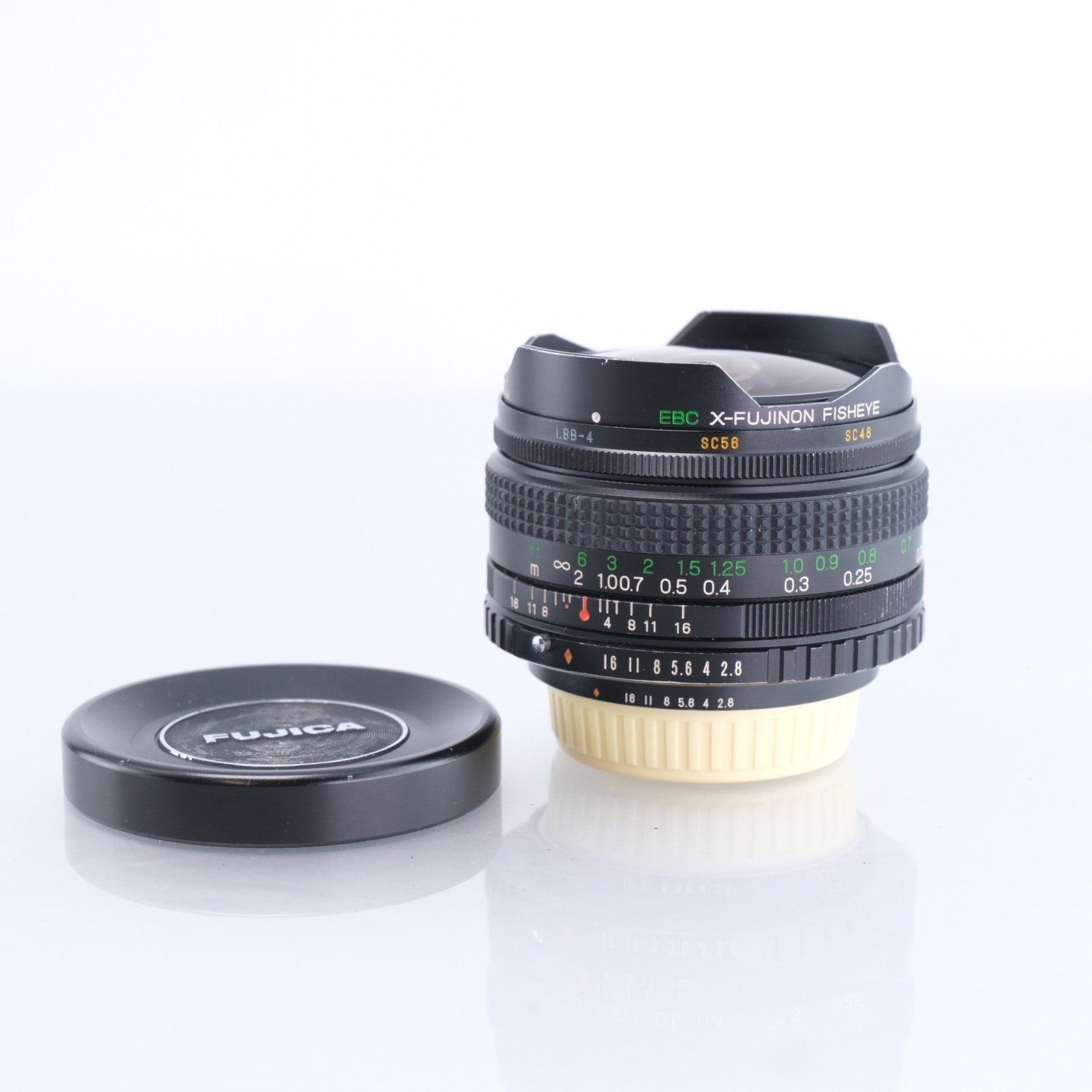 Fuji X-Fujinon Fisheye 16mm DM f/2.8 Wide Angle Lens Fujica AX Mount SLR Manual