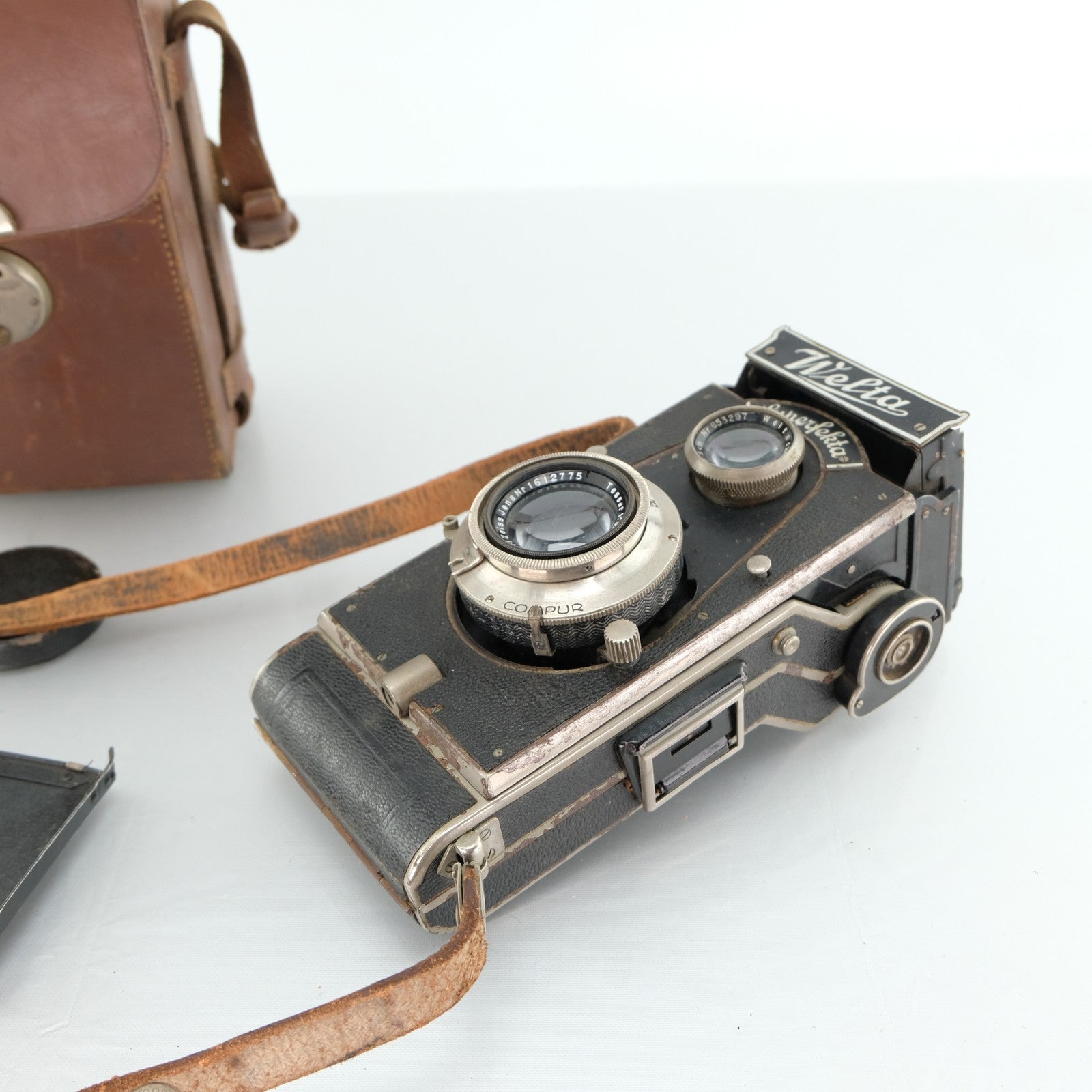 Welta Superfekta Folding Camera + Zeiss Tessar Lens Kit Vintage Medium Format 6x