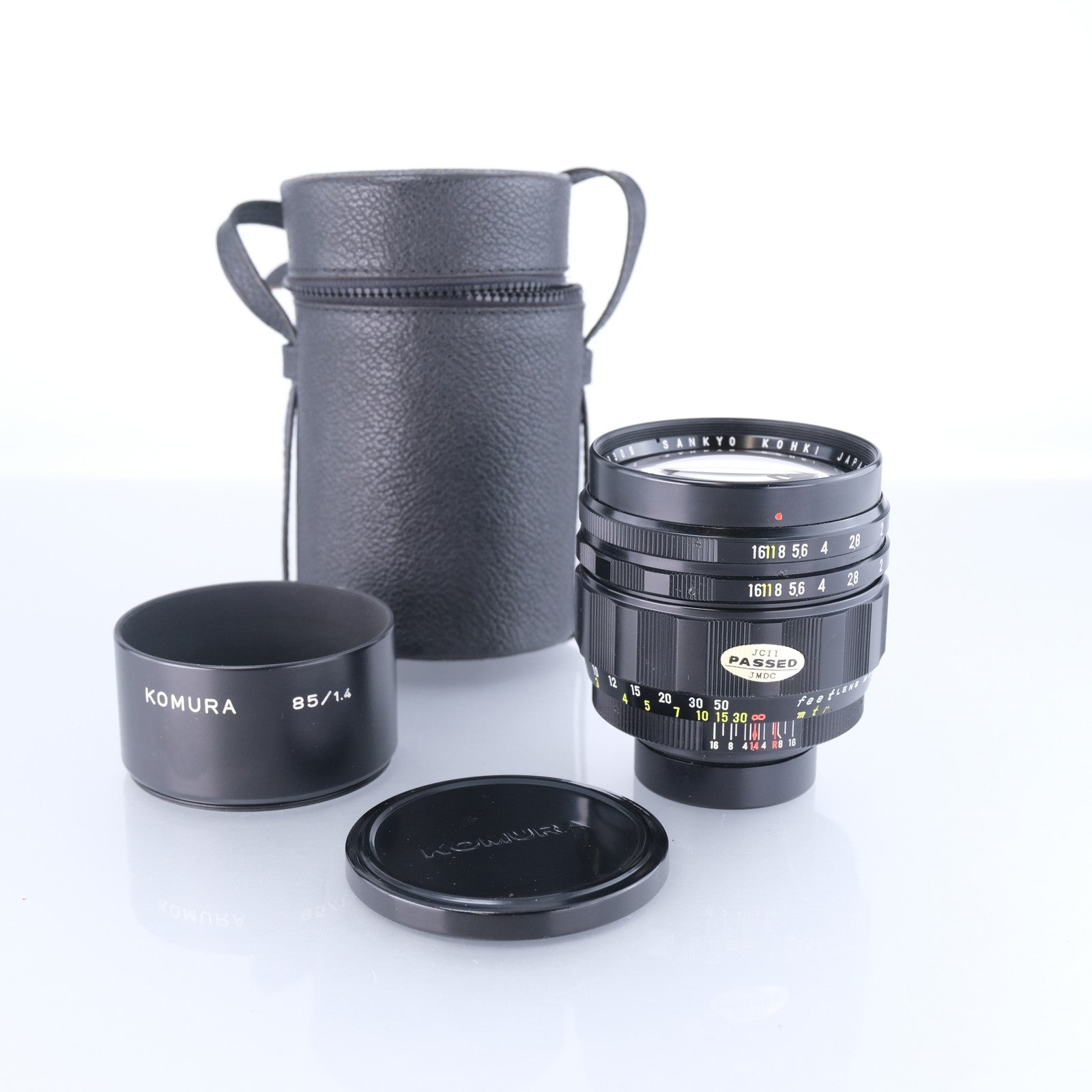 Komura 85mm f/1.4 Portrait Lens Vintage Manual Focus Rare Unidapter Mount Tested